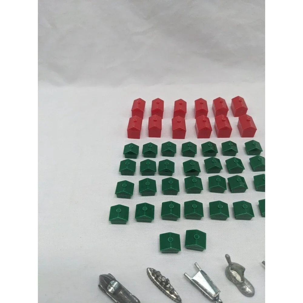 Lot Of (55) Monopoly Championship Hotels Houses Player Pieces